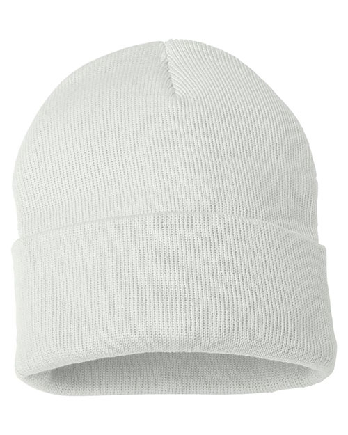 Sportsman SP12 Unisex 12 Inch Solid Knit Beanie at GotApparel