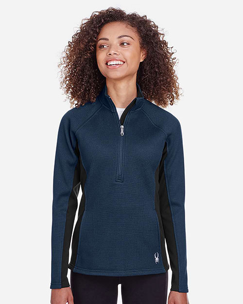 Spyder S16562 Women Constant Half-Zip Sweater at GotApparel