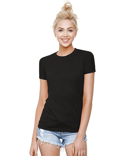 Startee Drop Ship ST1210 Women Ladies' Cotton Crew Neck T-Shirt at GotApparel