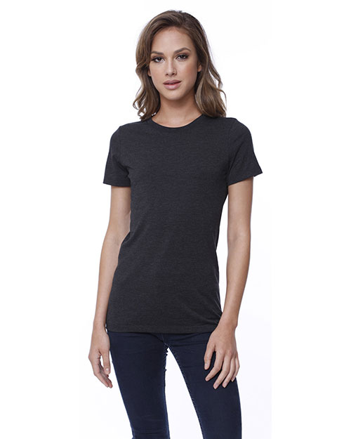 Startee Drop Ship ST1510 Women Ladies' Triblend Crew Neck T-Shirt at GotApparel