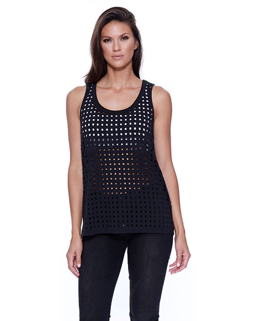 Startee Drop Ship ST1885 Women Ladies' Holey Tank at GotApparel