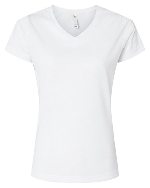 Sublivie 1507  Women's Polyester Sublimation V-Neck Tee at GotApparel