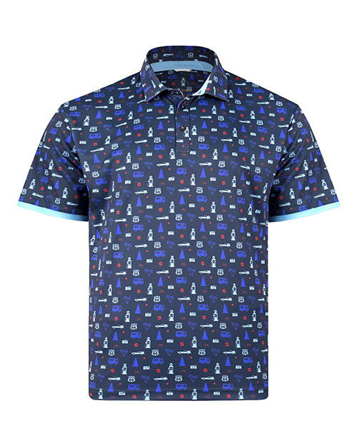 Swannies Golf SW1011 Men's Adventure Polo at GotApparel