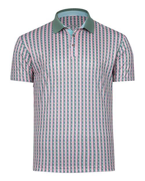 Swannies Golf SW1026 Men's Greens Piqu Polo at GotApparel