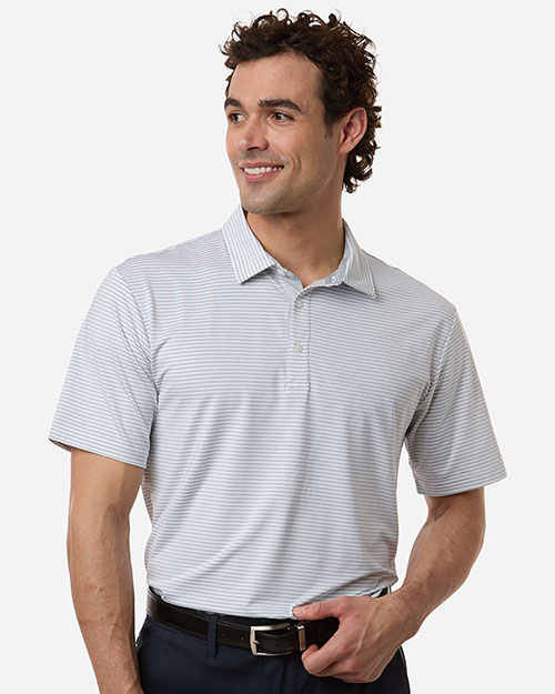 Swannies Golf SW1110 Men's Smith Striped Polo at GotApparel