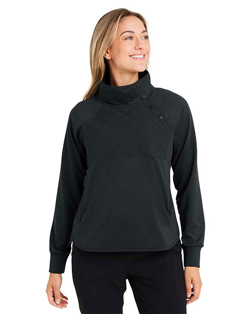 Swannies Golf SWE400L Women's Ellis Snap Neck Pullover at GotApparel