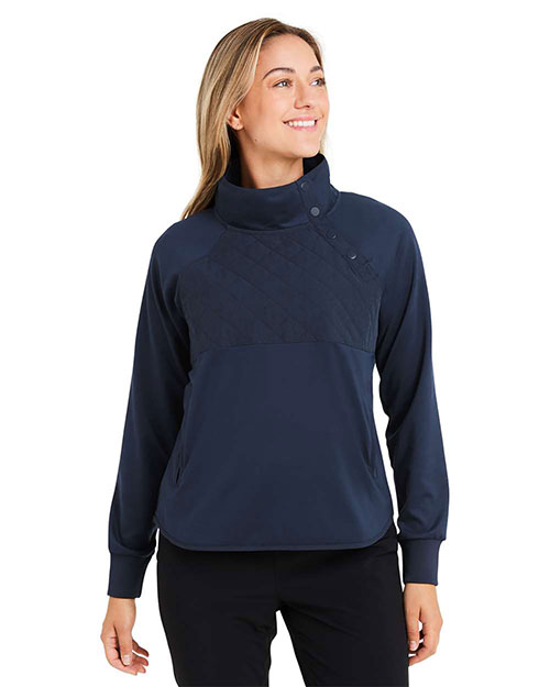 Swannies Golf SWE400L Women's Ellis Snap Neck Pullover at GotApparel