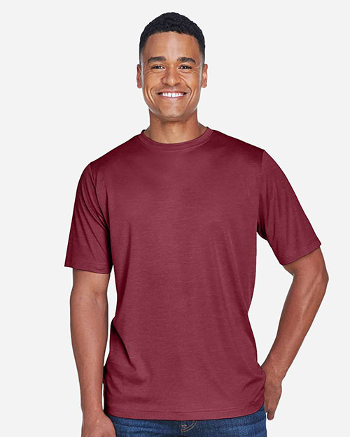 Team 365 TT11H Men 3.8 oz Sonic Heather Performance T-Shirt at GotApparel