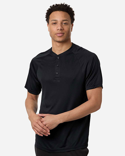 Team 365 TT11HN Men's Zone Performance Henley at GotApparel