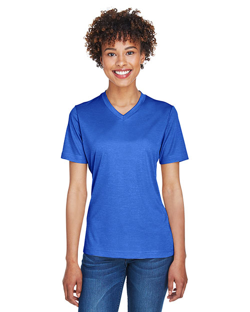 Team 365 TT11HW Women 3.8 oz Sonic Heather Performance T-Shirt at GotApparel
