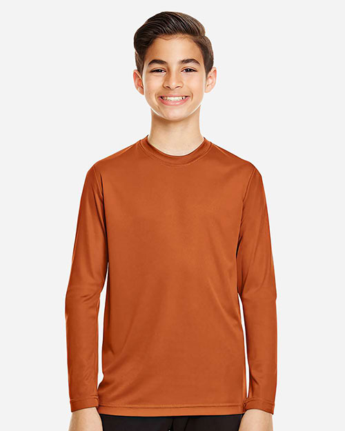 Team 365 TT11YL Boys Zone Performance Long-Sleeve T-Shirt at GotApparel