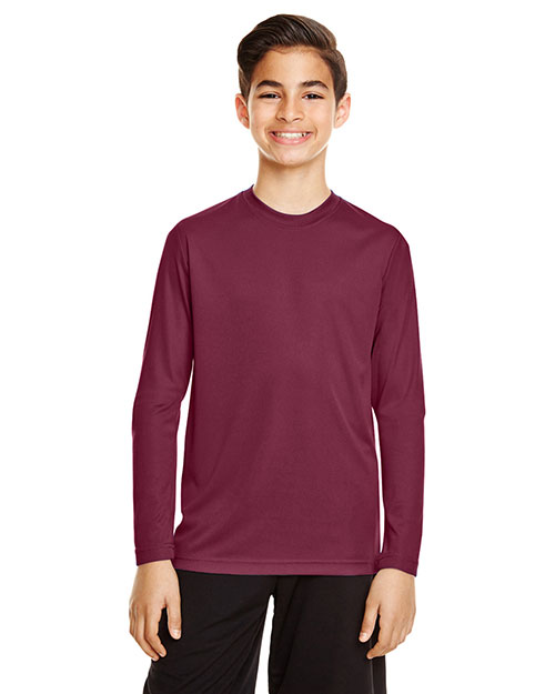 Team 365 TT11YL Boys Zone Performance Long-Sleeve T-Shirt at GotApparel