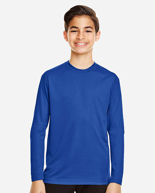 Team 365 TT11YL Boys Zone Performance Long-Sleeve T-Shirt at GotApparel
