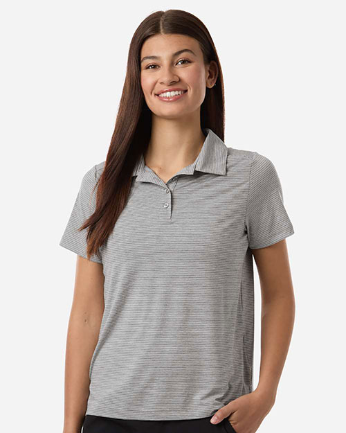 Team 365 TT125W Women's Relay Heathered Stripe Polo at GotApparel