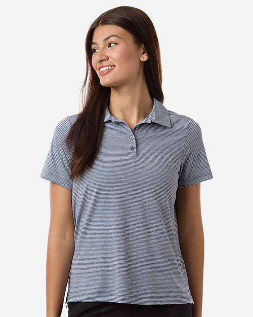 Team 365 TT125W Women's Relay Heathered Stripe Polo at GotApparel