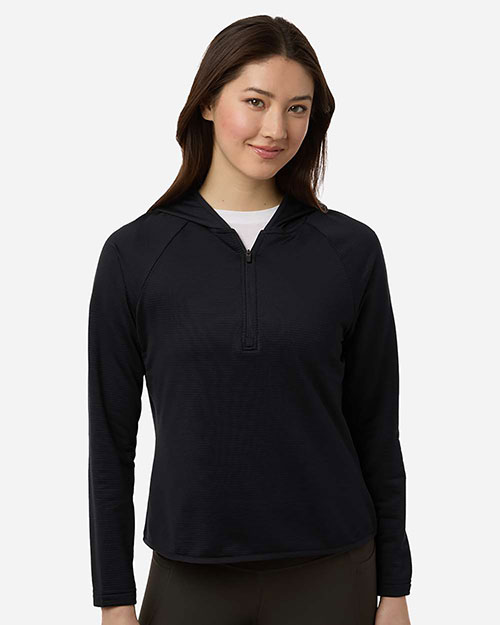 Team 365 TT200W Women's Qualify Quarter-Zip Hooded Pullover at GotApparel