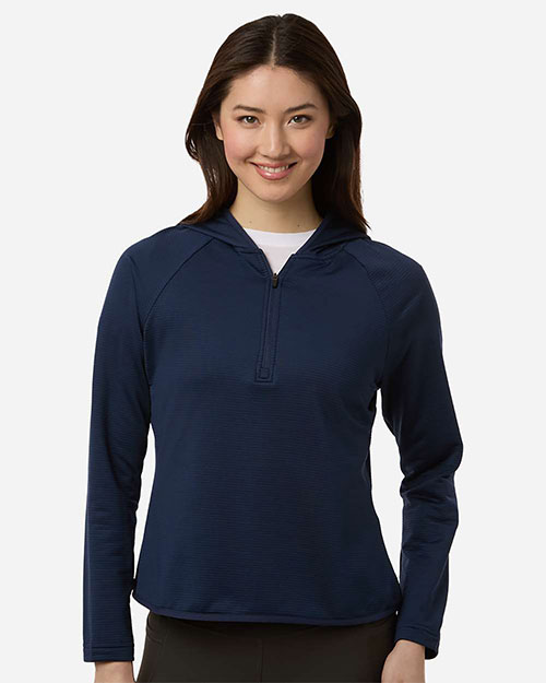 Team 365 TT200W Women's Qualify Quarter-Zip Hooded Pullover at GotApparel