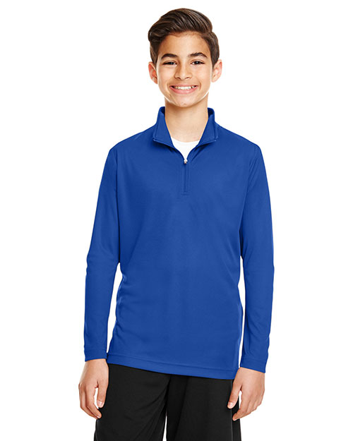 Team 365 TT31Y Boys Zone Performance Quarter-Zip at GotApparel