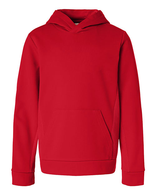 Team 365 TT400Y Youth Squad Hooded Tech Fleece Pullover at GotApparel