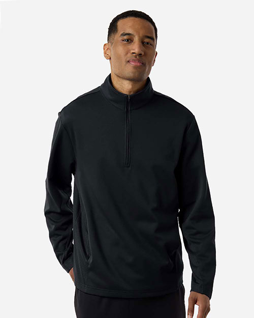 Team 365 TT401 Unisex Squad Cadet Quarter-Zip Tech Fleece Pullover at GotApparel