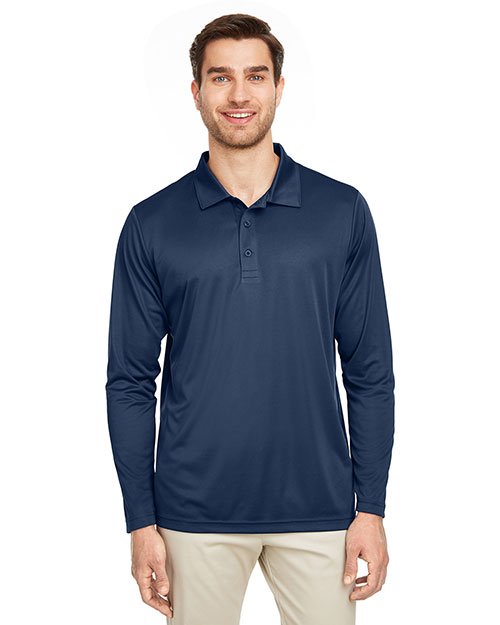 Team 365 TT51L Men Zone Performance Long Sleeve Polo at GotApparel