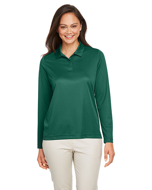 Team 365 TT51LW Women Ladies' Zone Performance Long Sleeve Polo at GotApparel