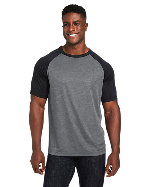 Team 365 TT62 Unisex Zone Colorblock Raglan T-Shirt at GotApparel