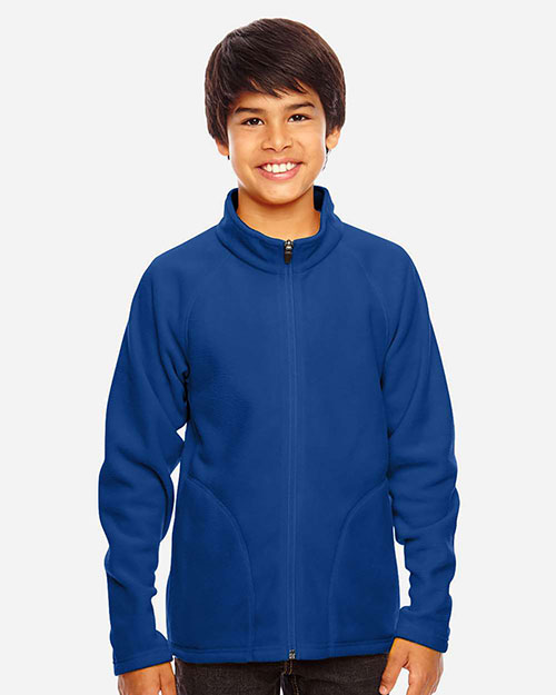 Team 365 TT90Y Boys Campus Microfleece Jacket at GotApparel