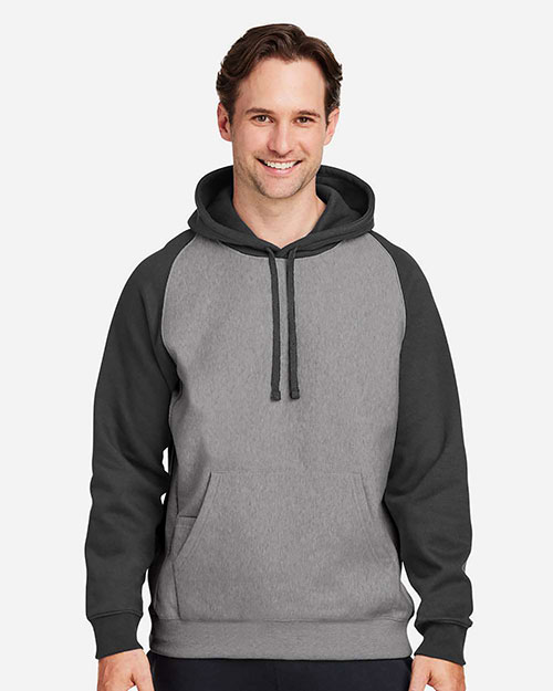 Team 365 TT96CB Unisex Zone HydroSport™ Heavyweight Colorblock Hooded Sweatshirt at GotApparel