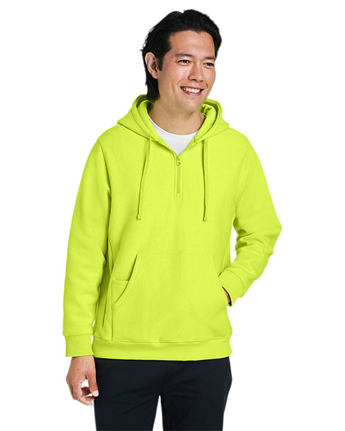 Team 365 TT97 Unisex Zone HydroSport™ Heavyweight Quarter-Zip Hooded Sweatshirt at GotApparel