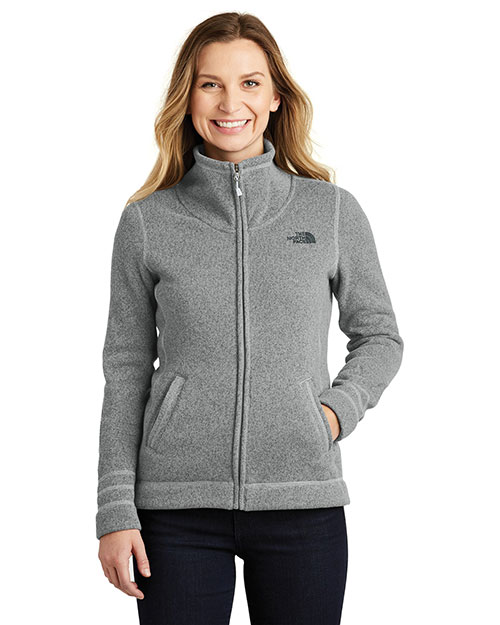Custom Embroidered The North Face NF0A3LH8 Ladies Sweater Fleece Jacket at GotApparel