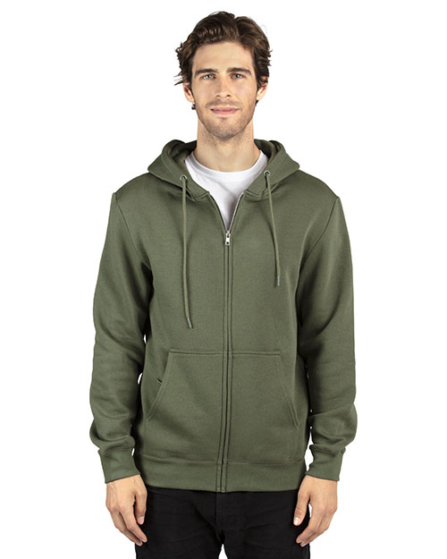 Threadfast Apparel 320Z Unisex Ultimate Fleece Full-Zip Hooded Sweatshirt at GotApparel