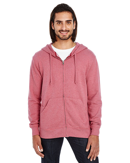 Threadfast Apparel 321Z Unisex 7.5 oz Triblend French Terry Full-Zip at GotApparel