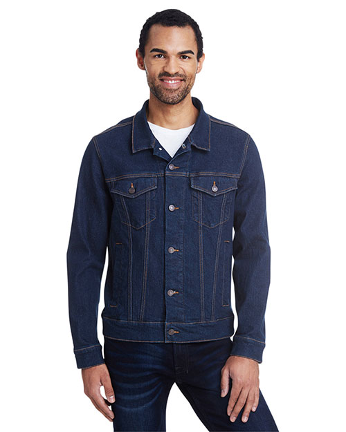 Threadfast Apparel 370J Unisex 12 oz Denim Jacket at GotApparel