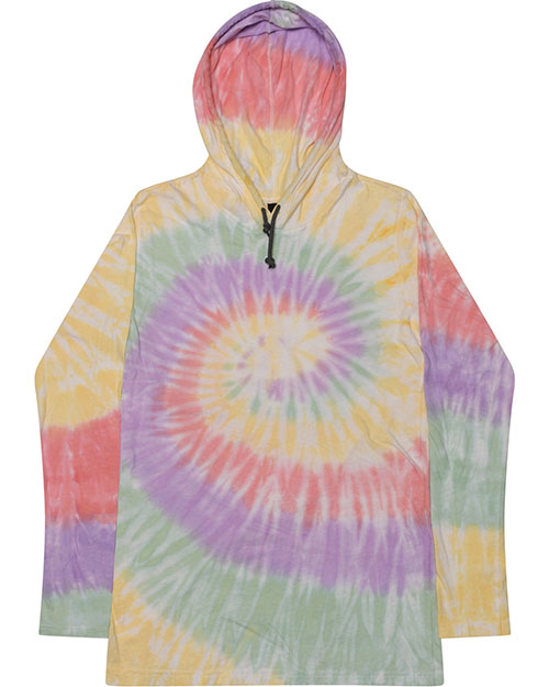 Tie-Dye 2777  Unisex Long Sleeve Hooded T-Shirt at GotApparel