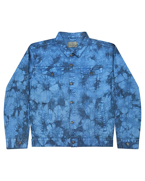 Tie-Dye 9050CD Unisex Denim Jacket at GotApparel