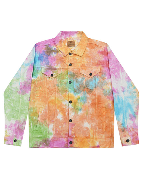 Tie-Dye 9050CD Unisex Denim Jacket at GotApparel