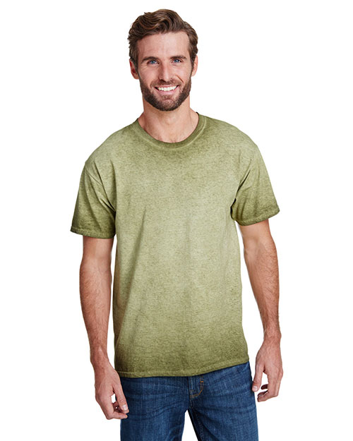 Tie-Dye CD1310 Men Oil Wash T-Shirt at GotApparel