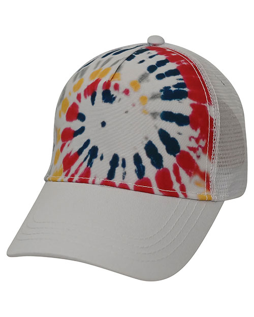 Tie-Dye CD9200 Men Trucker Hat at GotApparel
