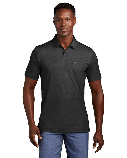 TravisMathew Oceanside Heather Pocket Polo TM1MY404 at GotApparel