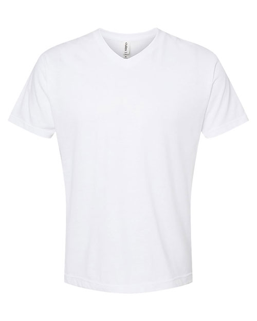 Tultex 207 Unisex  Poly-Rich V-Neck T-Shirt at GotApparel