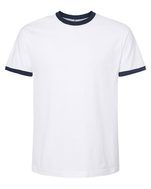 Tultex 246 Unisex Fine Jersey Ringer T-Shirt at GotApparel