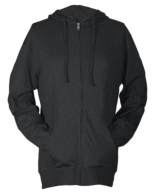 Tultex 260 Unisex Beach Full-Zip Hooded Long Sleeve T-Shirt at GotApparel