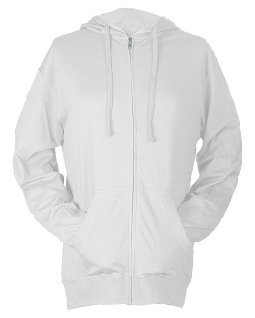 Tultex 260 Unisex Beach Full-Zip Hooded Long Sleeve T-Shirt at GotApparel