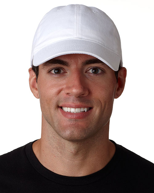 UltraClub 8111 Unisex Classic Cut Brushed Cotton Twill Unconstructed Cap at GotApparel