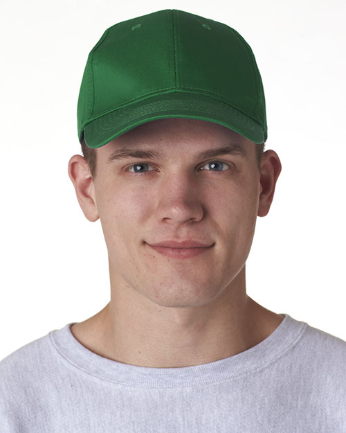 UltraClub 8121 Unisex Classic Cut Cotton Twill 6-Panel Cap at GotApparel
