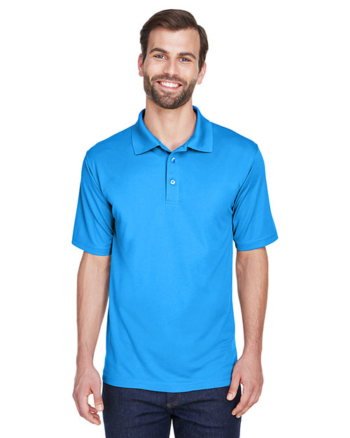 Ultraclub 8210 Men Cool & Dry Mesh Pique Polo at GotApparel