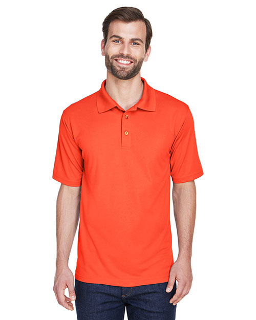 Ultraclub 8210 Men Cool & Dry Mesh Pique Polo at GotApparel
