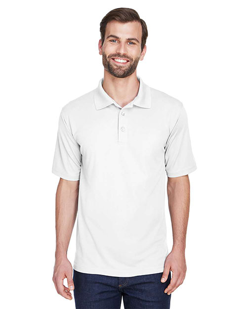 Ultraclub 8210 Men Cool & Dry Mesh Pique Polo at GotApparel