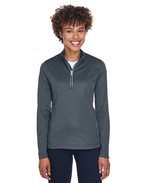 Ultraclub 8230L Women Cool & Dry Sport 1/4-Zip Pullover at GotApparel